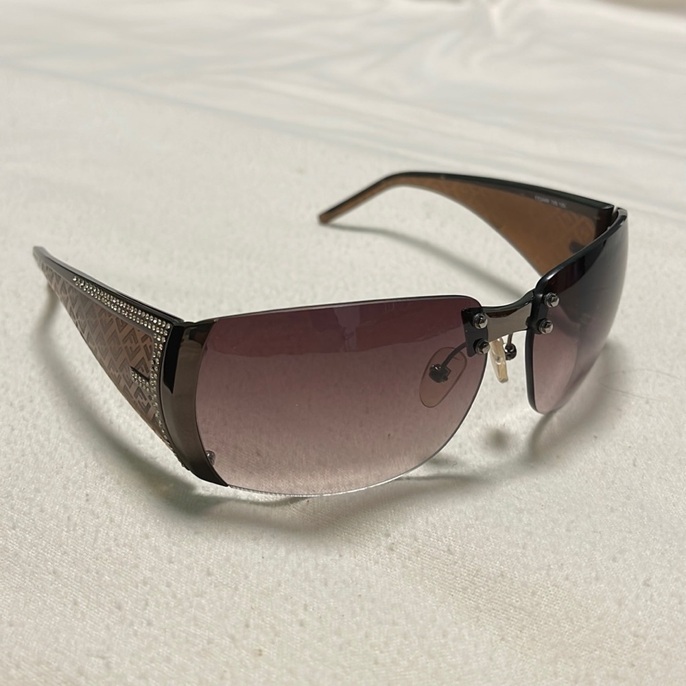 Fendi brown rhinestone sunglasses*
